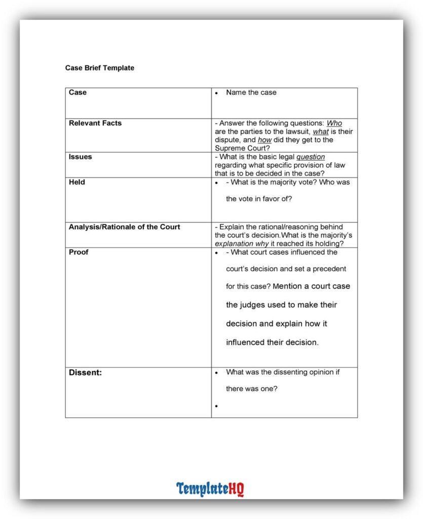 Case Brief Example 12