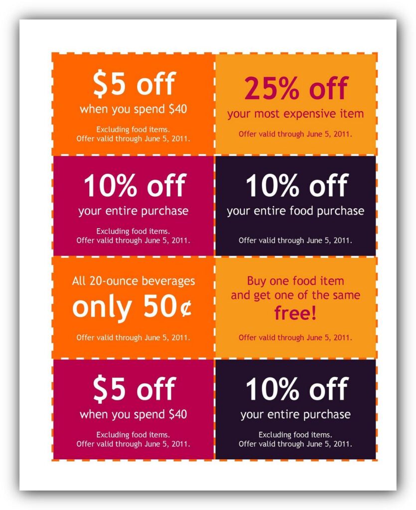 Coupon Templates 04