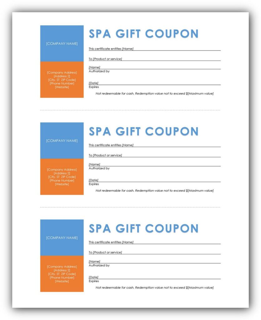 Coupon Templates 17