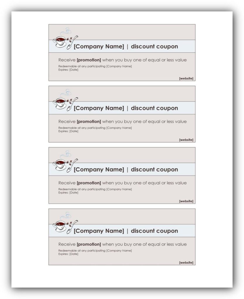 Coupon Templates 29 Coupon Templates 29