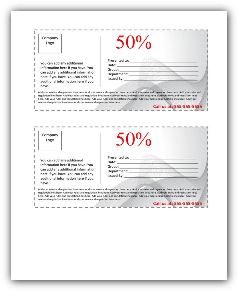 Coupon Templates 48 Coupon Templates 48