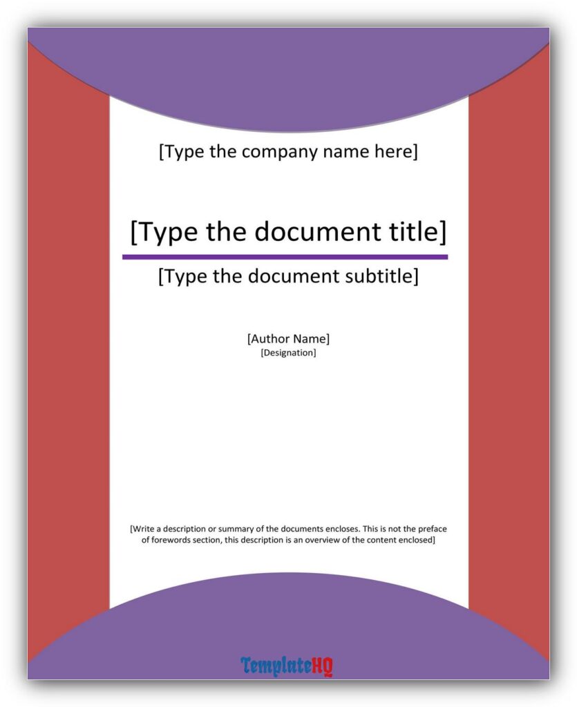 Cover Page Templates 09