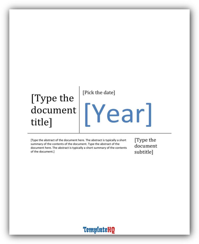 Cover Page Templates 11