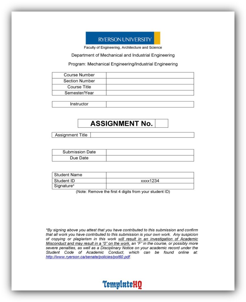 Cover Page Templates 14