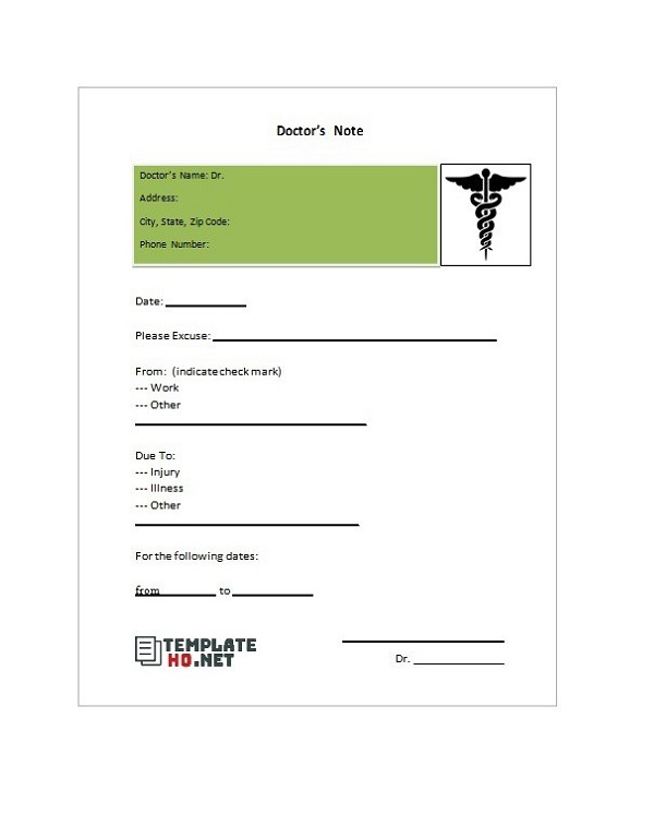 Doctor Notes Template 01
