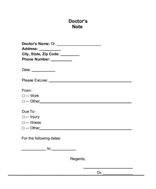 Doctor Notes Template 04