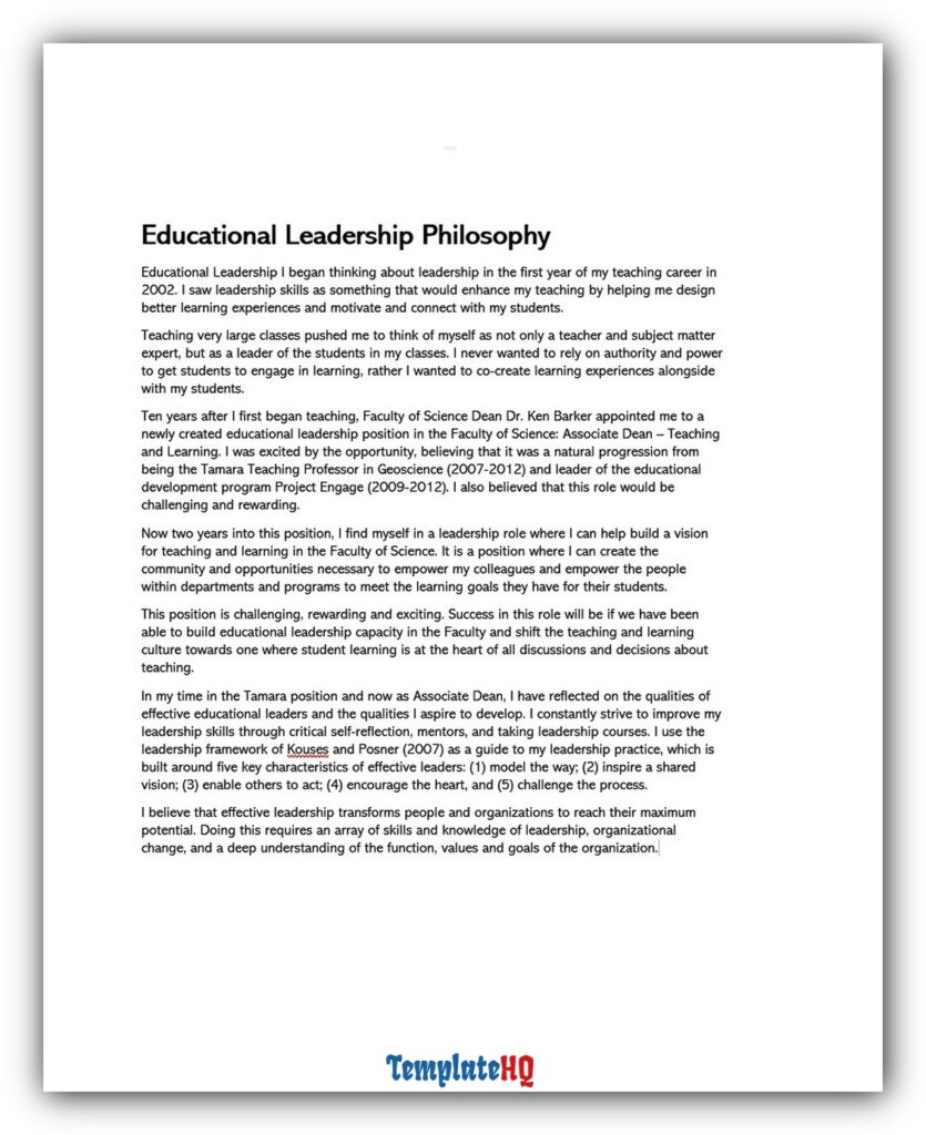 Educational Leadership Philosophy 04