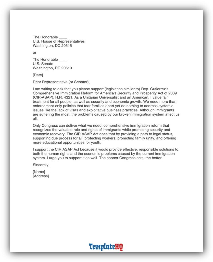 Immigration letter 06