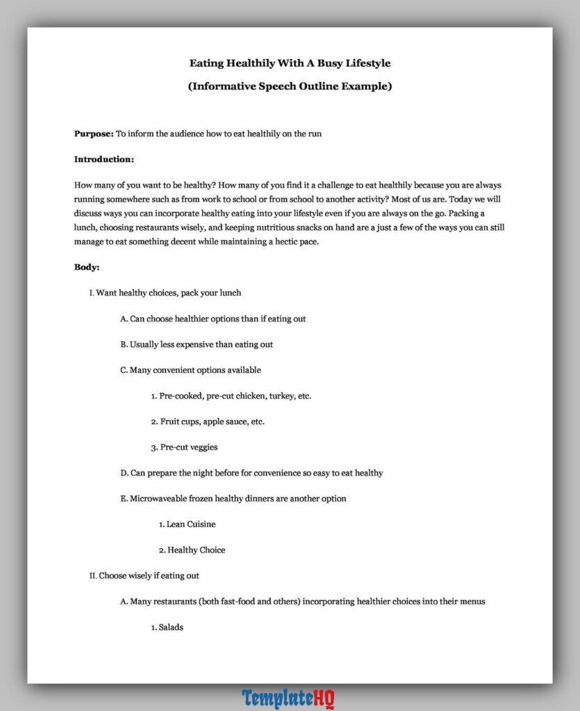 Informative Speech Outline 04
