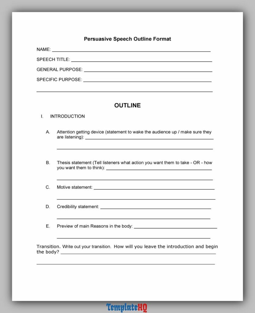 Informative Speech Outline 08