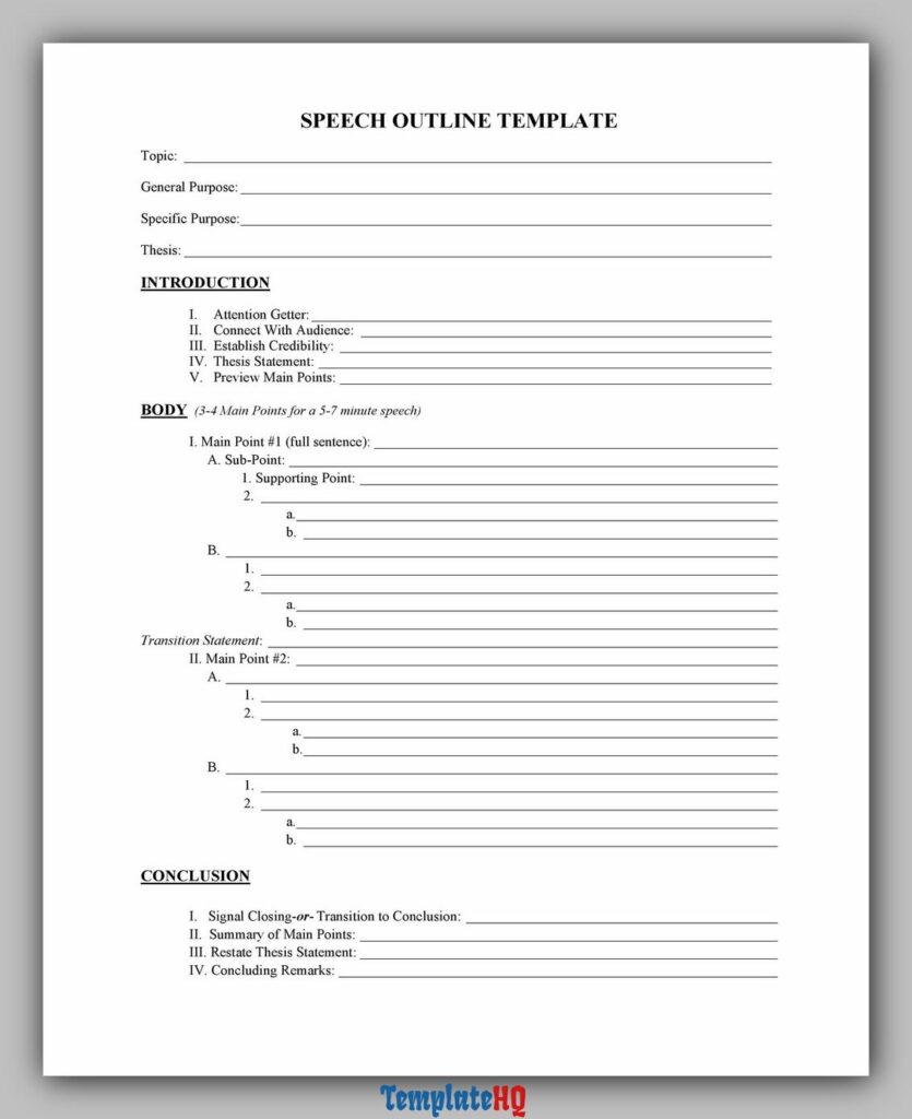 Informative Speech Outline 25