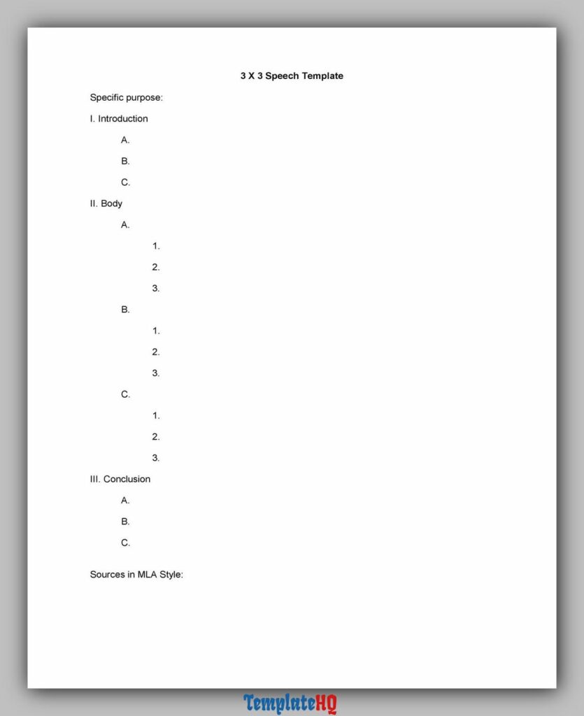 Informative Speech Outline 30