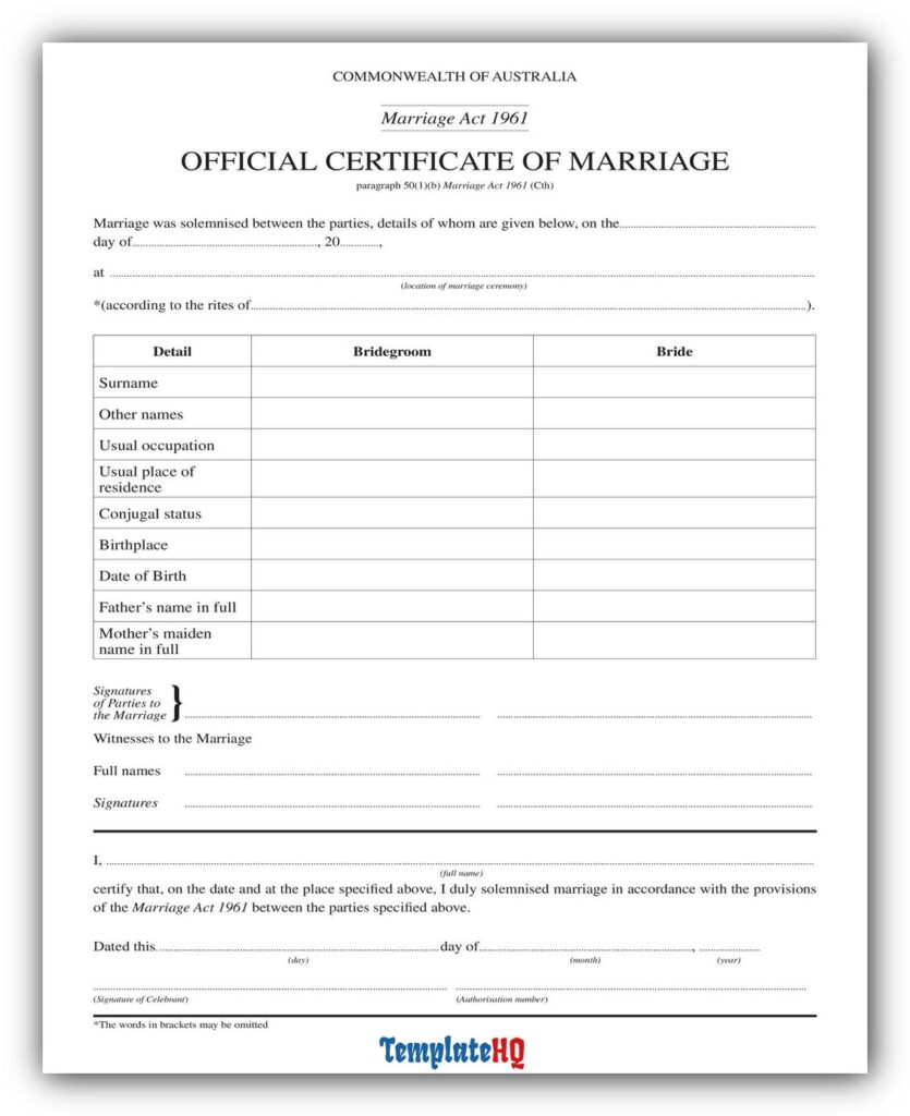 Marriage Contract Sample 19 Marriage Contract Sample 19