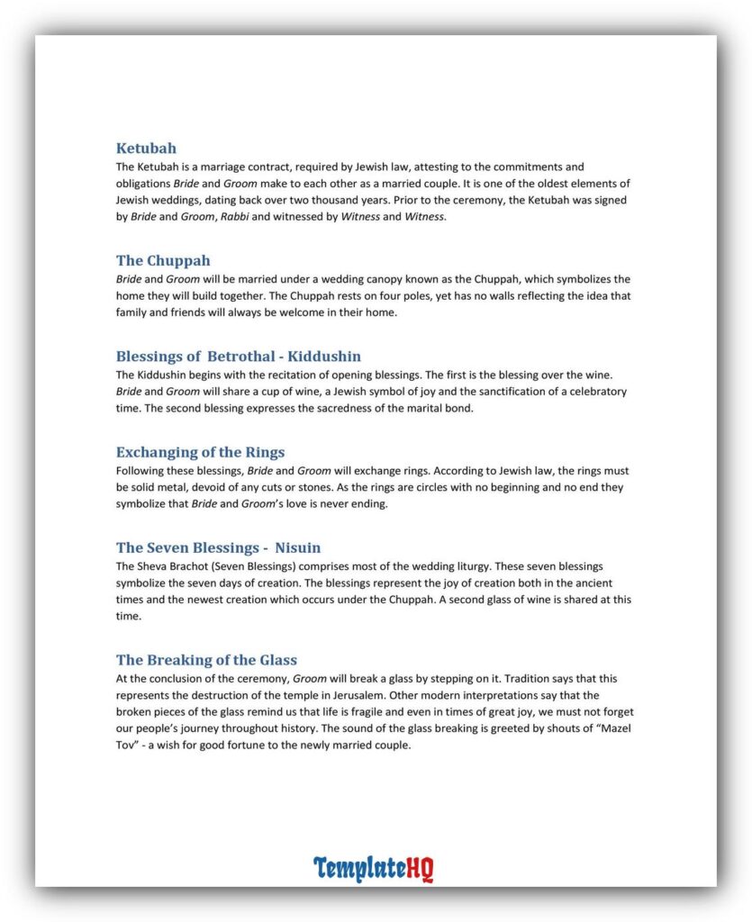 Marriage Contract Sample 28 Marriage Contract Sample 28