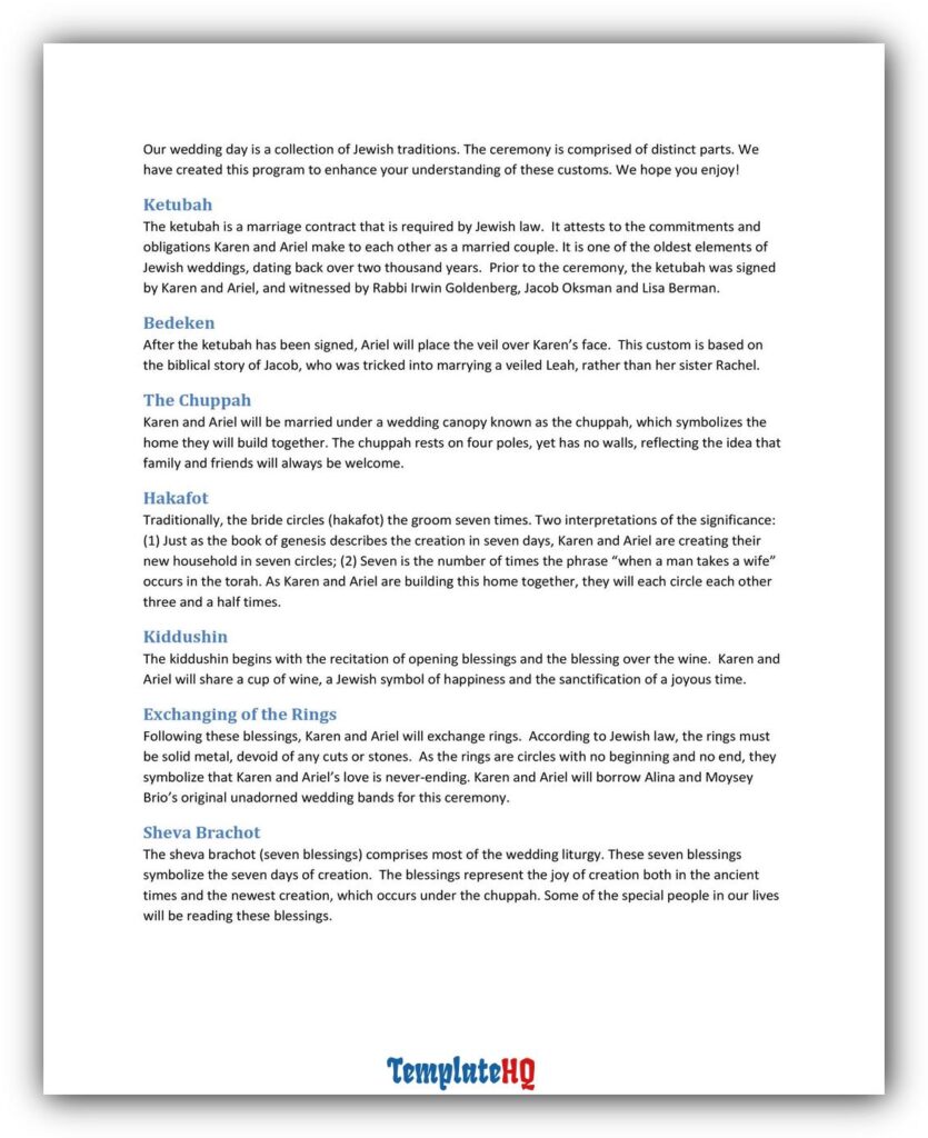 Marriage Contract Sample 29 Marriage Contract Sample 29