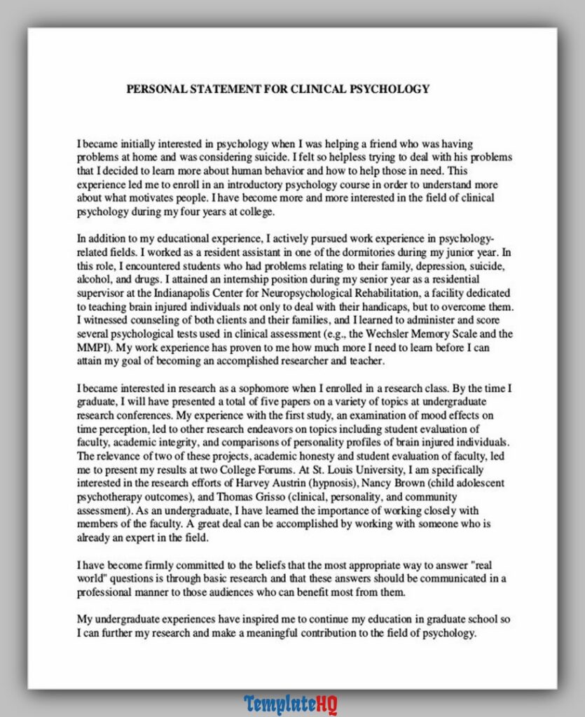 Personal Statement Draft 08 Personal Statement Draft 08