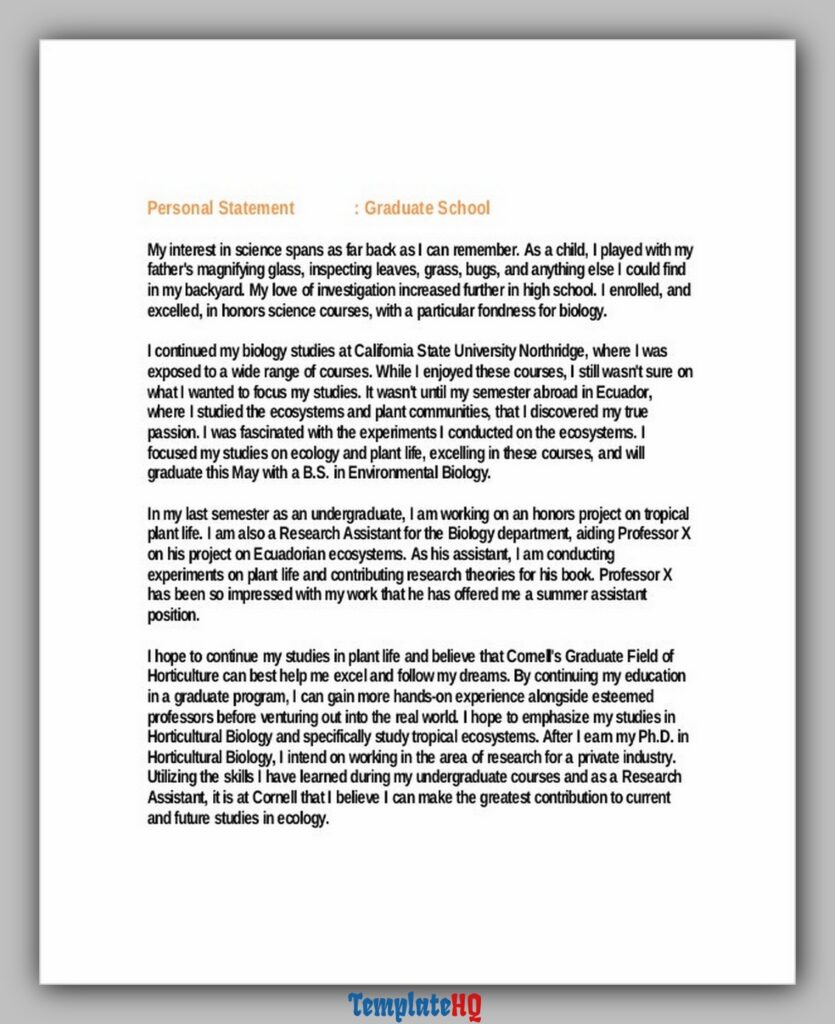 Personal Statement Draft 09 Personal Statement Draft 09