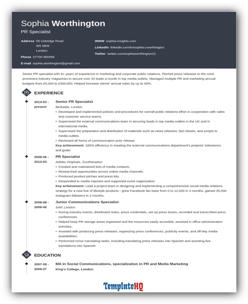 Personal Statement Examples for Resume 04 Personal Statement Examples for Resume 04