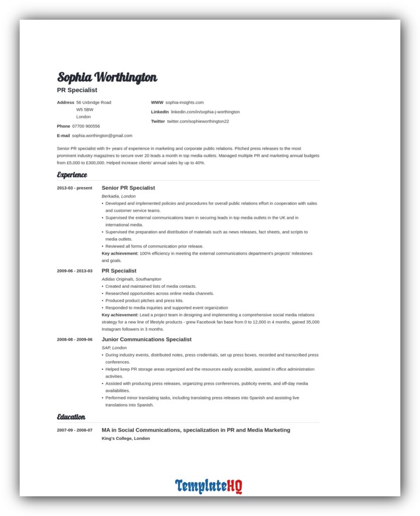 Personal Statement Examples for Resume 07 Personal Statement Examples for Resume 07