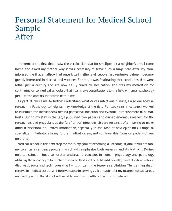 Personal Statement Medical School Examples 02