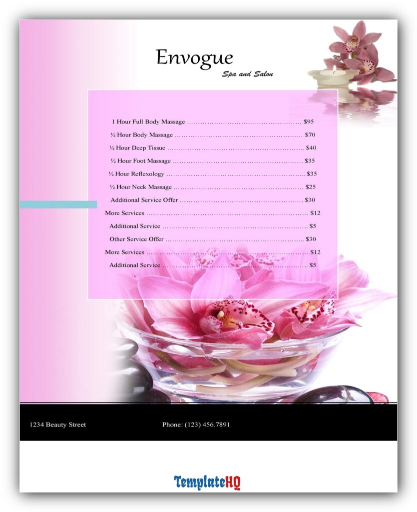 Price List Template 21