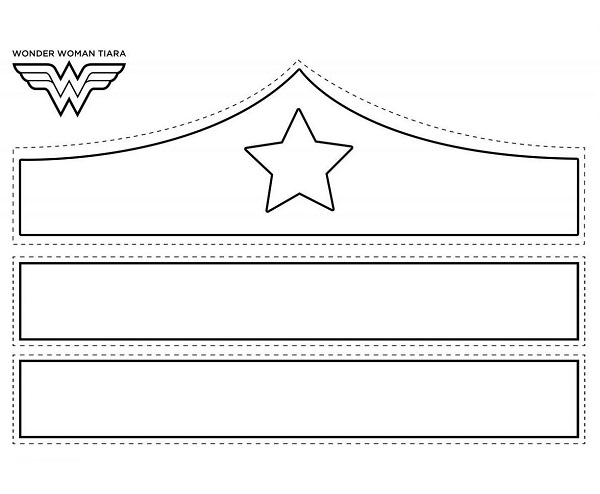 Wonder Woman Crown Template