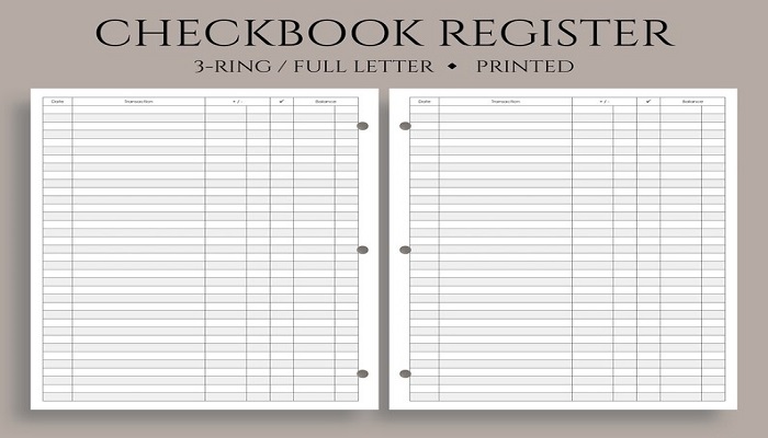 15 Free Printable Checkbook Register Template Excel 7 checkbook register