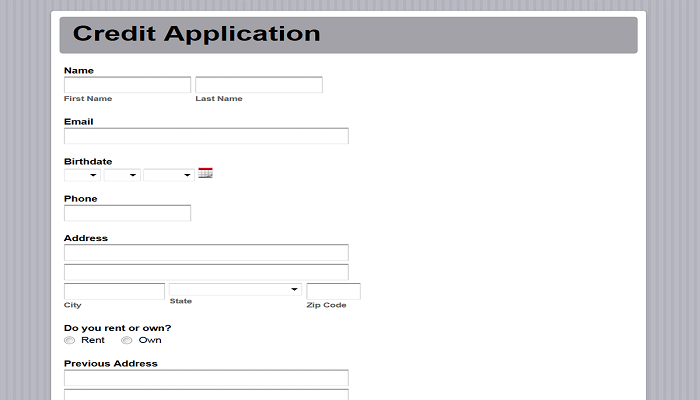 50 Best Credit Application Form Templates & Know More About It 4 credit application form
