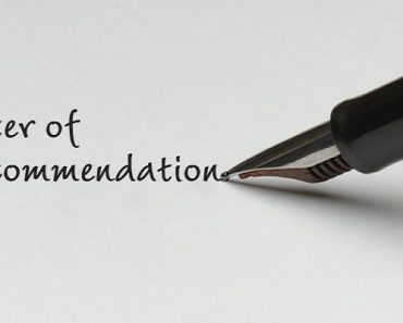 letter of recommendation
