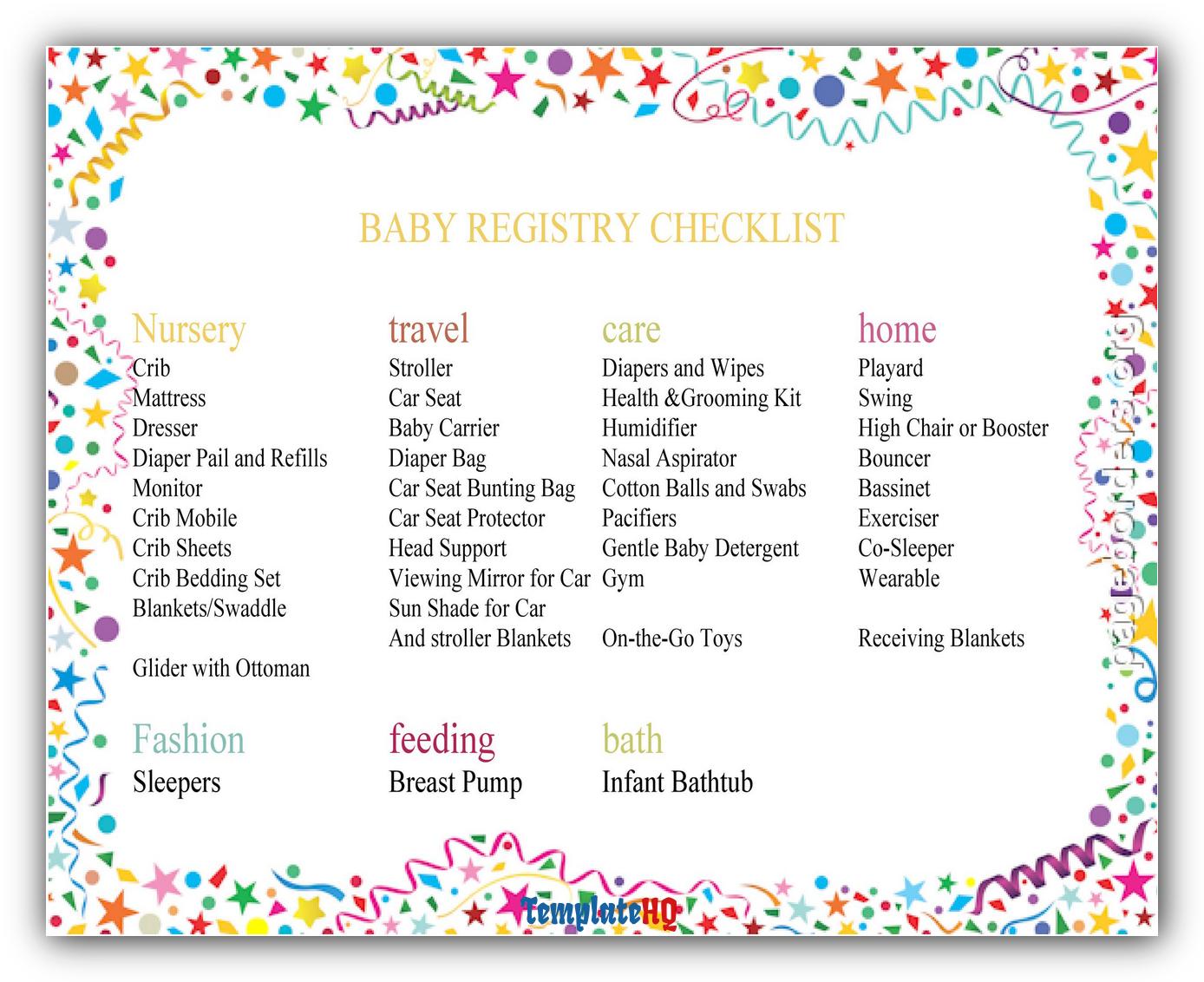 Baby Registry Checklist 06