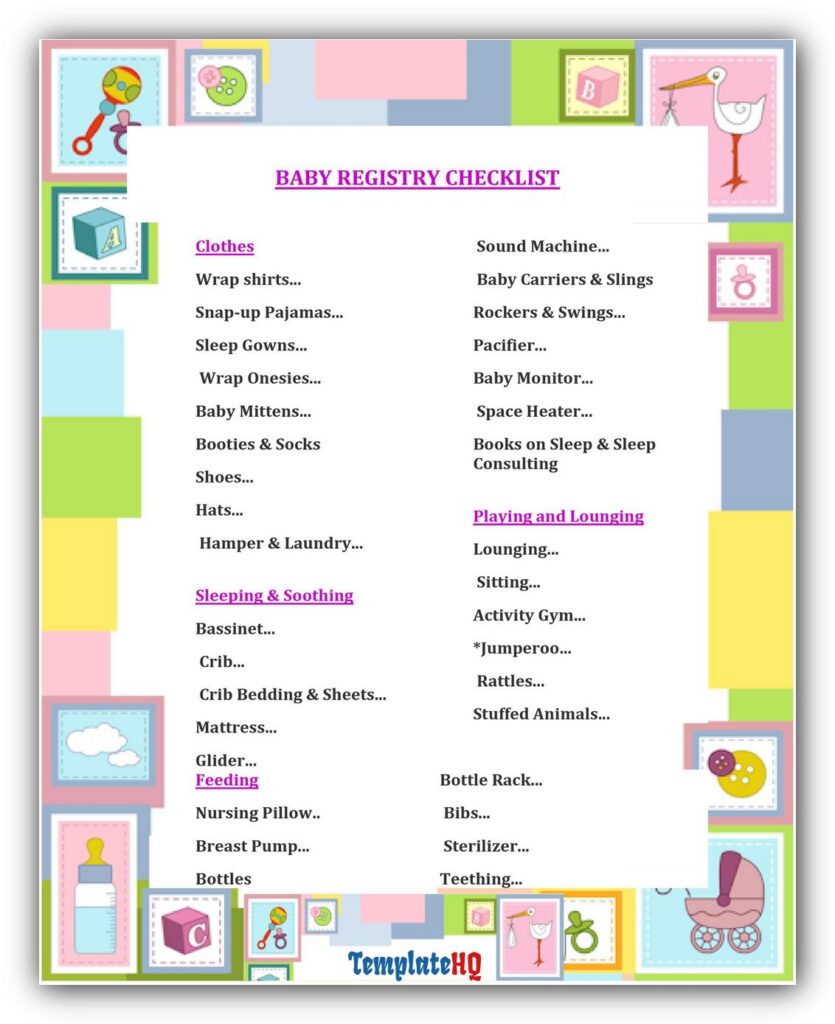Baby Registry Checklist 08