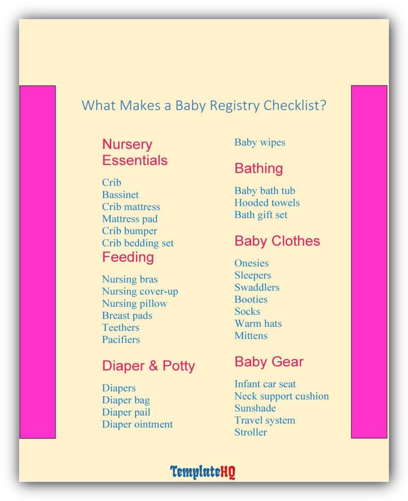 Baby Registry Checklist 09