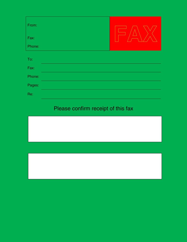 Fax Cover Sheet Template 05