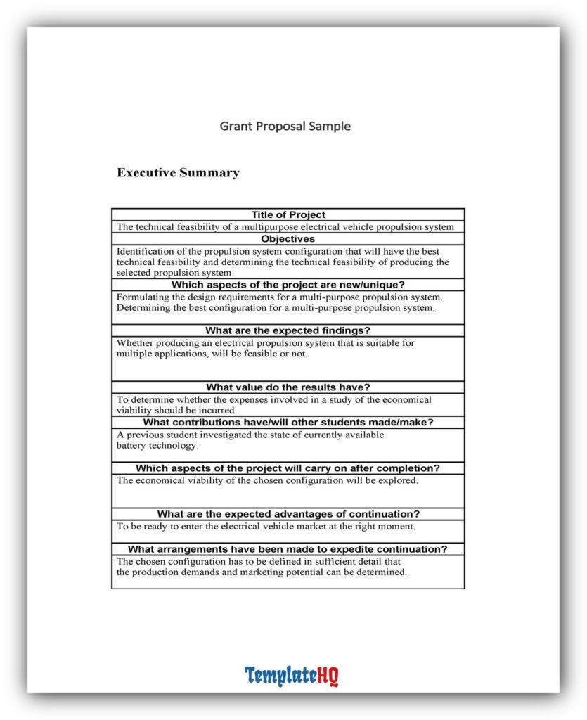 grant proposal sample 13 grant proposal sample 13