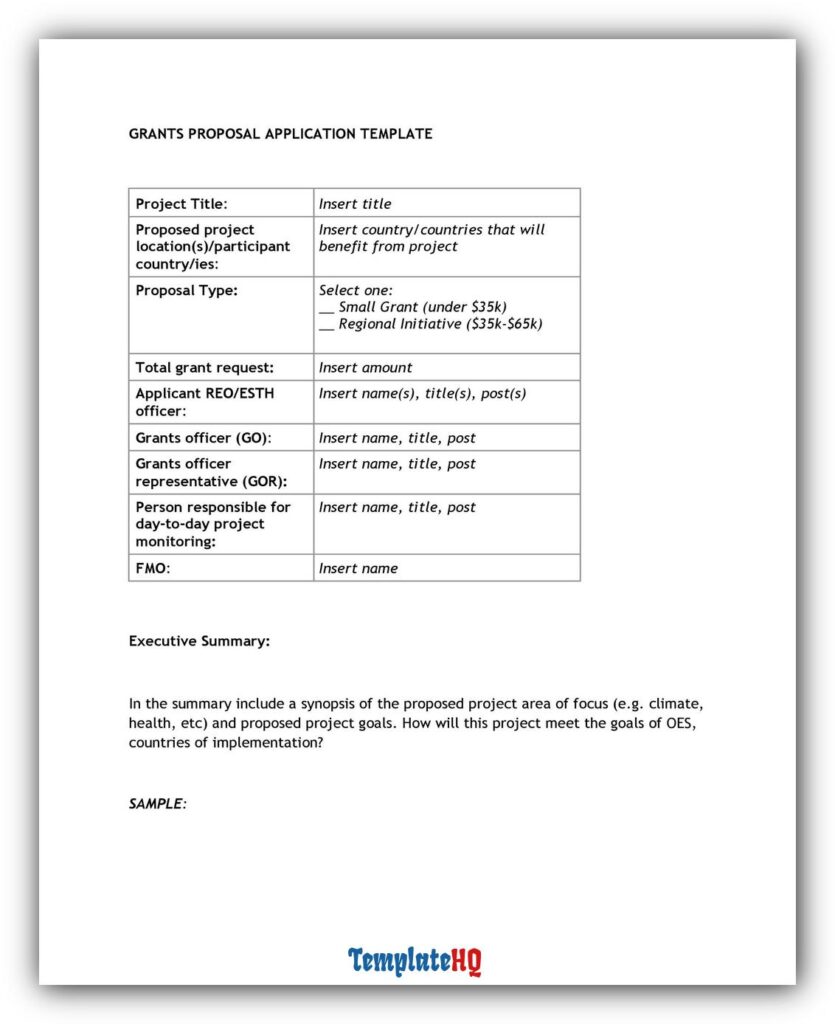 grant proposal sample 15 grant proposal sample 15