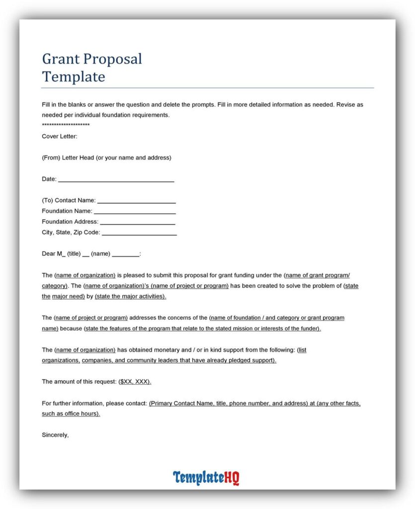 grant proposal sample 20 grant proposal sample 20