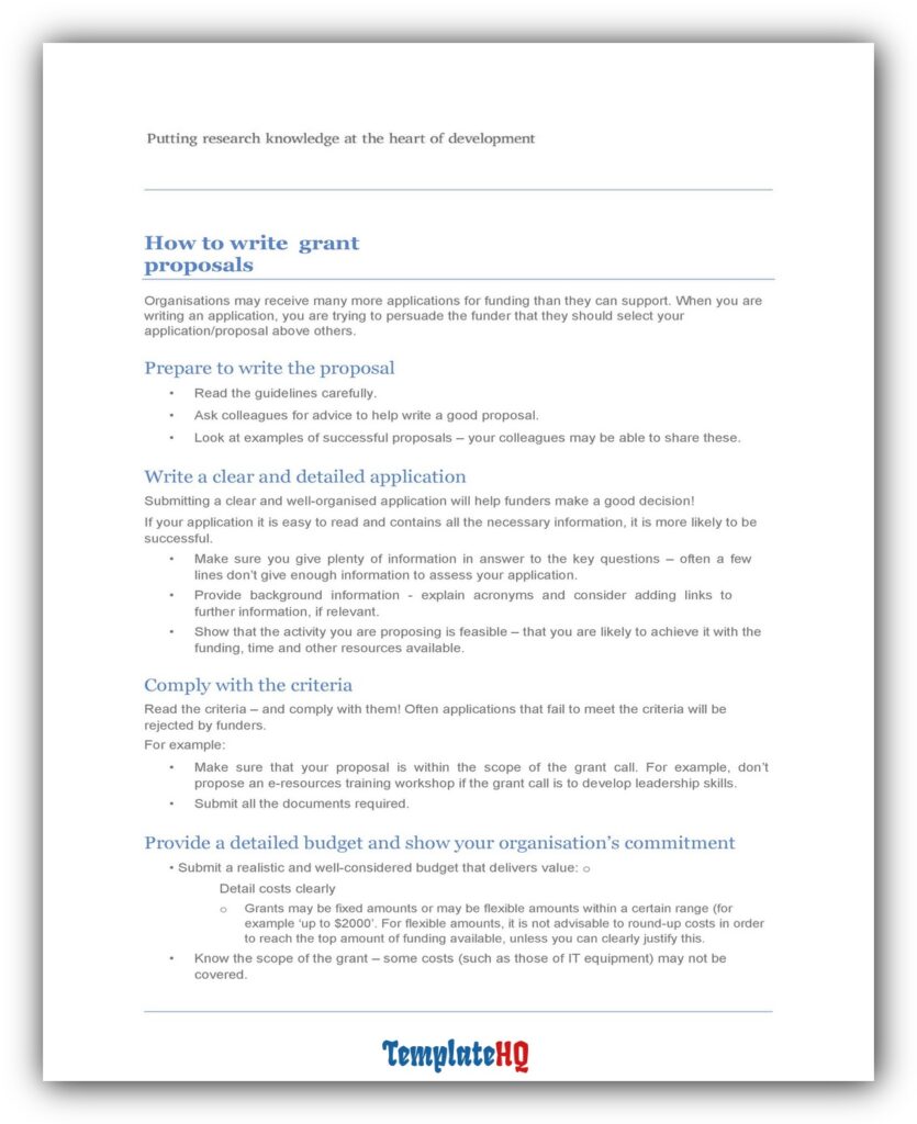grant proposal sample 24 grant proposal sample 24