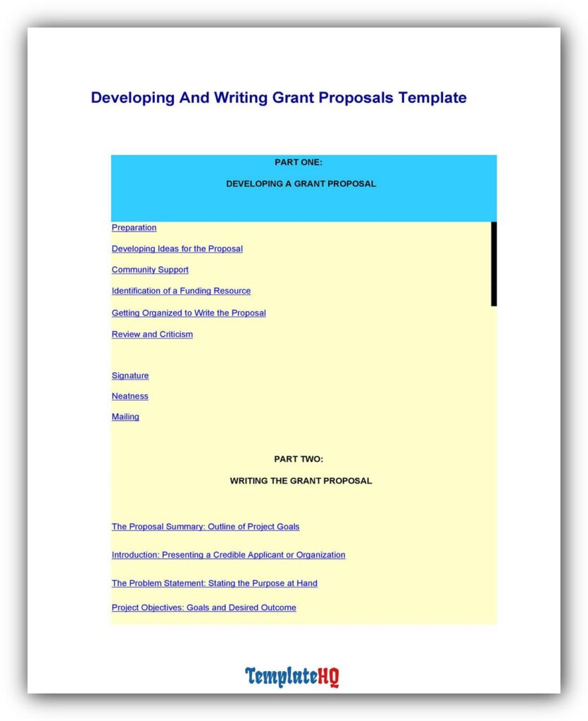 grant proposal sample 41 grant proposal sample 41