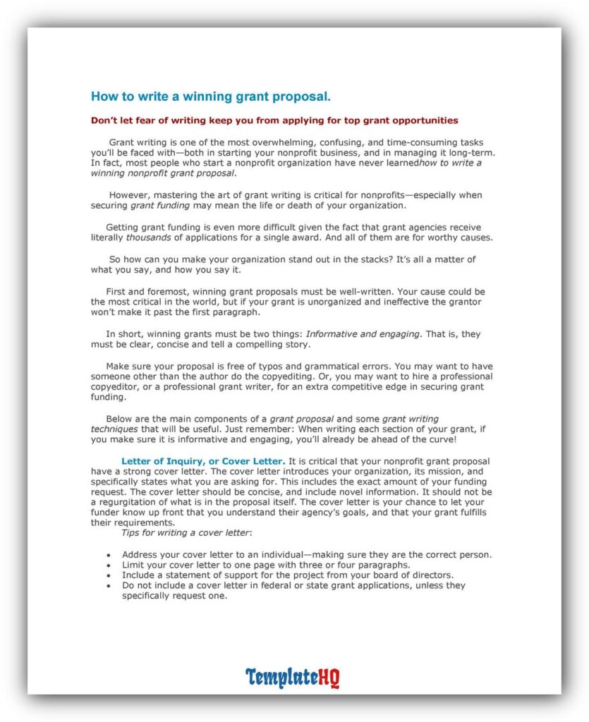 grant proposal sample 44 grant proposal sample 44