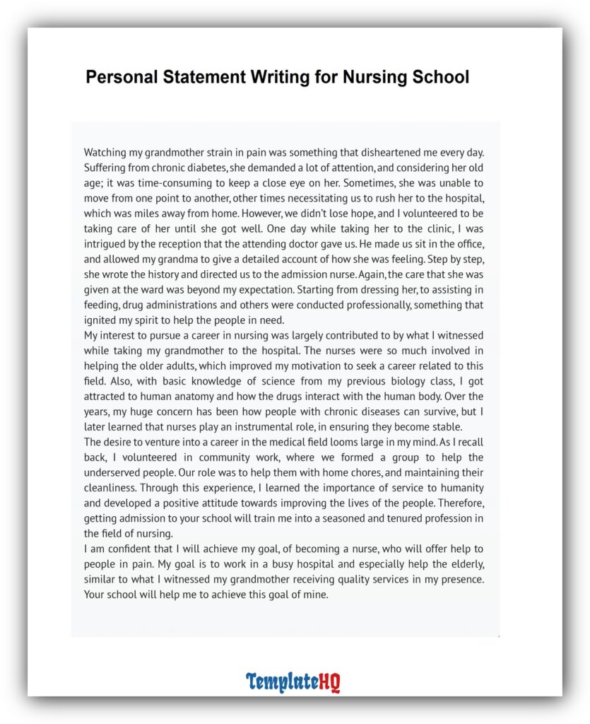 personal statement writing 10
