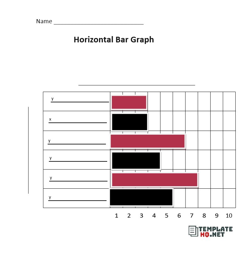 Horizontal Bar Graph Template