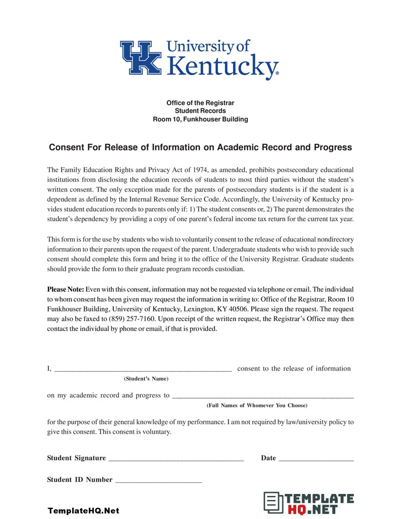 Academic Research Consent Form