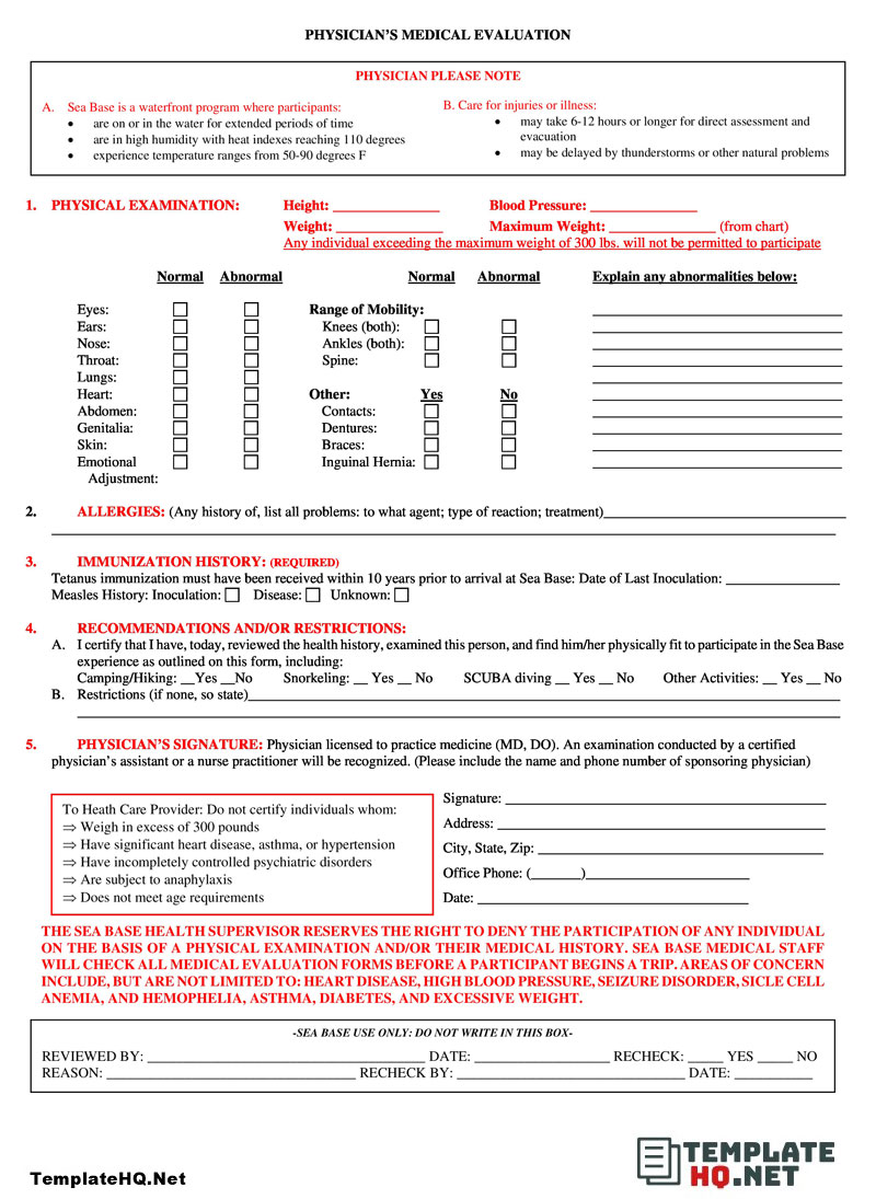 BSA Florida Sea Base Medical Form BSA Florida Sea Base Medical Form