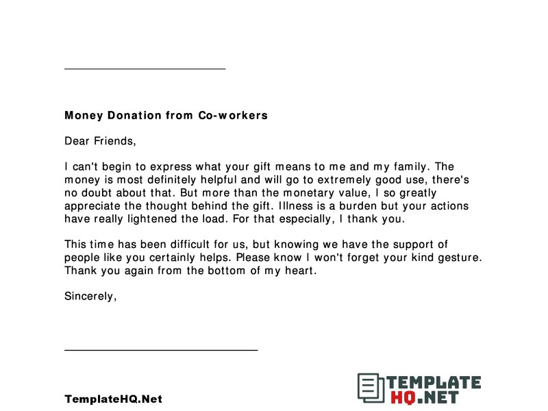 Template For Thank You Letter For Donation from www.templatehq.net