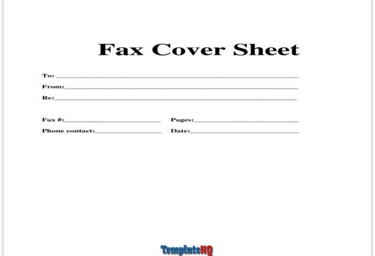 20+ Best Fax Cover Sheet Template & Example 2 Fax Cover Sheet 11