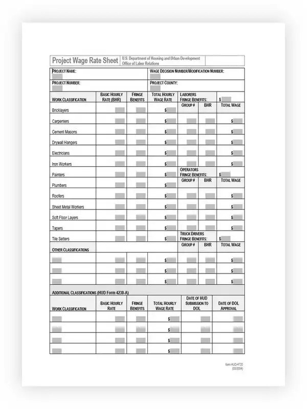 Service Rate Sheet Template