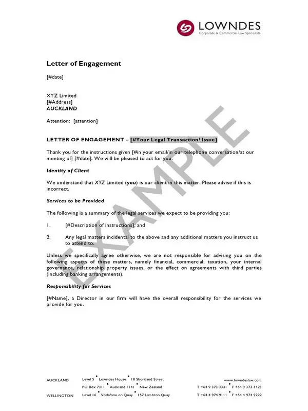 Engagement Letter 18