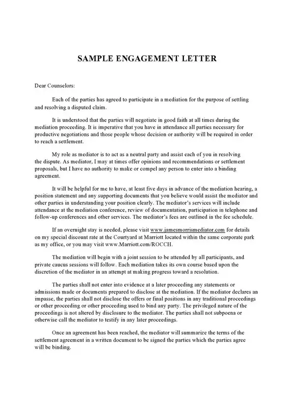 Engagement Letter 49
