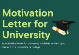 Motivation Letter for University Featured