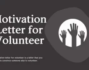 Motivation Letter for Volunteer Featured